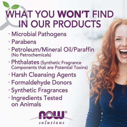 NOW Solutions, Liquid Coconut Oil, Light and Nourishing, Promotes Healthy-Looking Skin and Hair, 4-Ounce